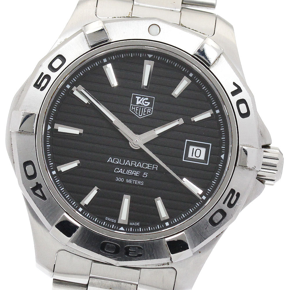 TAG HEUER Aqua racer WAP2010 Date black Dial Automatic Men's Watch_896491