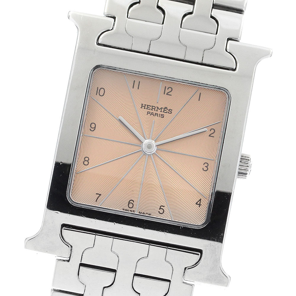 HERMES H watch HH1.510 Orange Dial Quartz Boy's Watch_896502