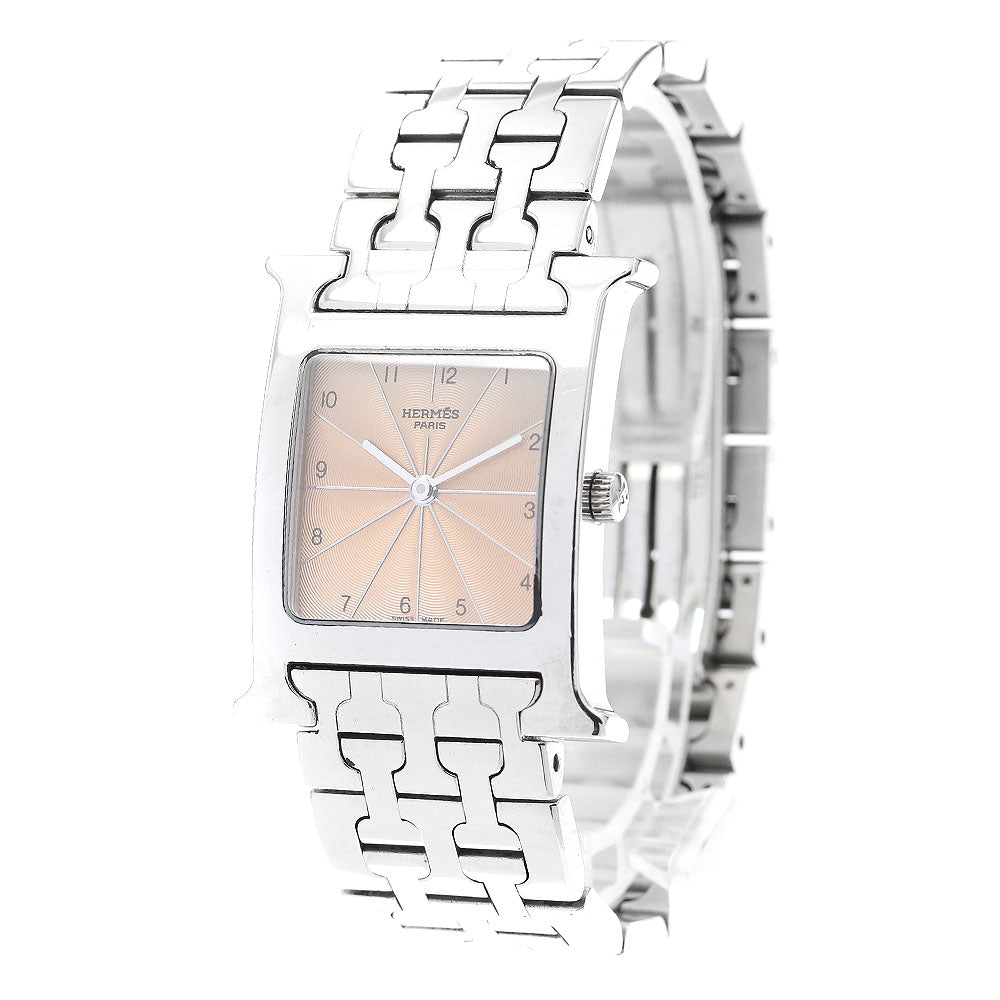 HERMES H watch HH1.510 Orange Dial Quartz Boy's Watch_896502