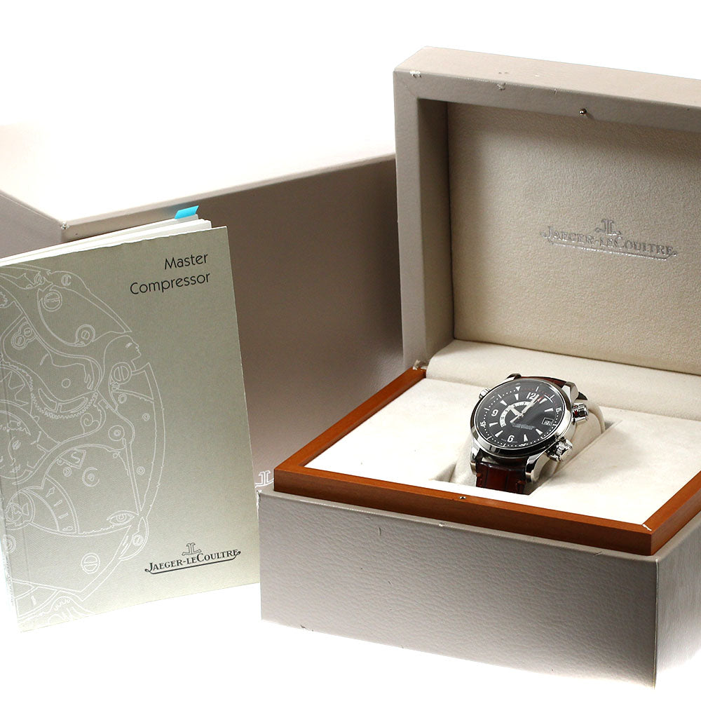 JAEGER-LECOULTRE Master compressor memo box 146.8.97/Q1708470 Date black Dial Automatic Men's Watch_896524