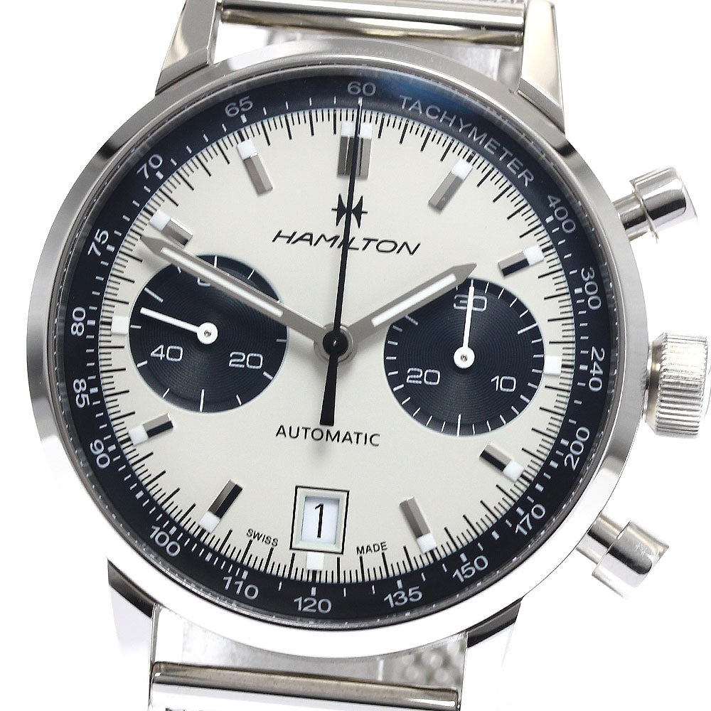 HAMILTON Intramatic H384160 Chronograph beige Dial Automatic Men's Watch_896402