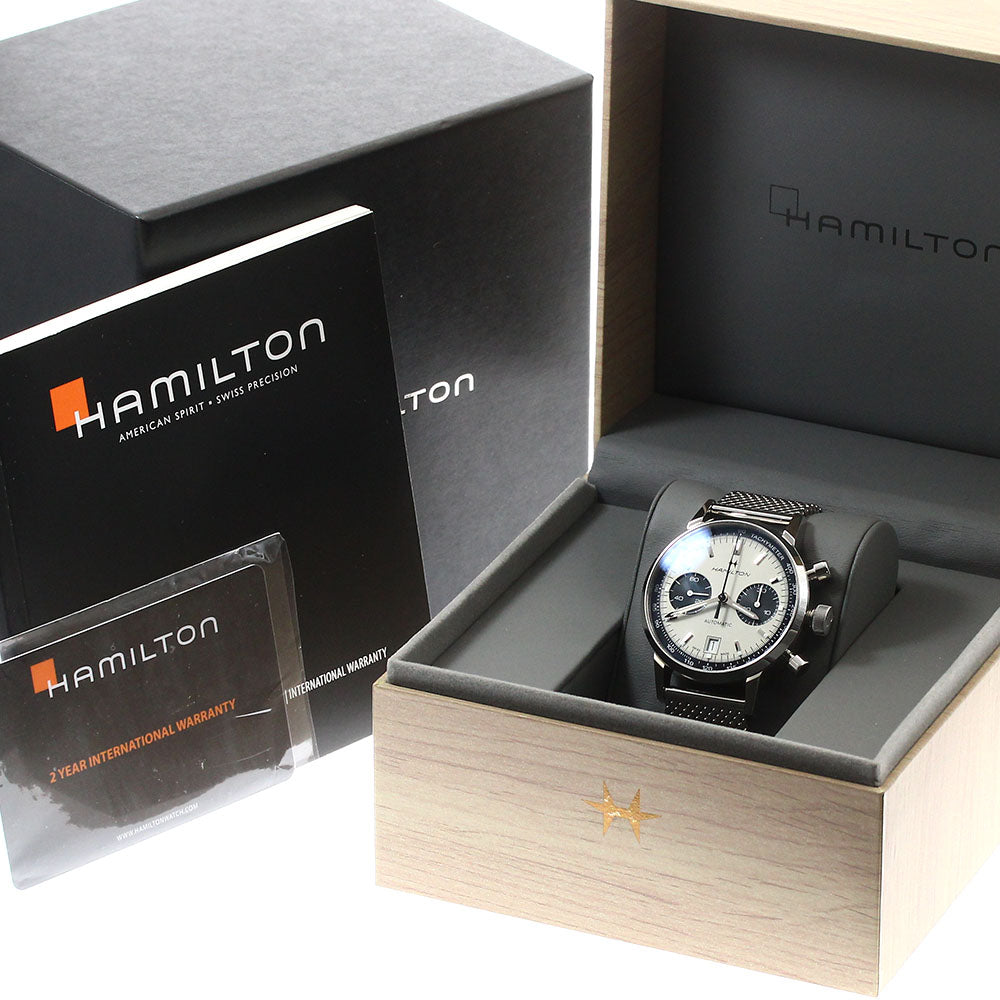 HAMILTON Intramatic H384160 Chronograph beige Dial Automatic Men's Watch_896402