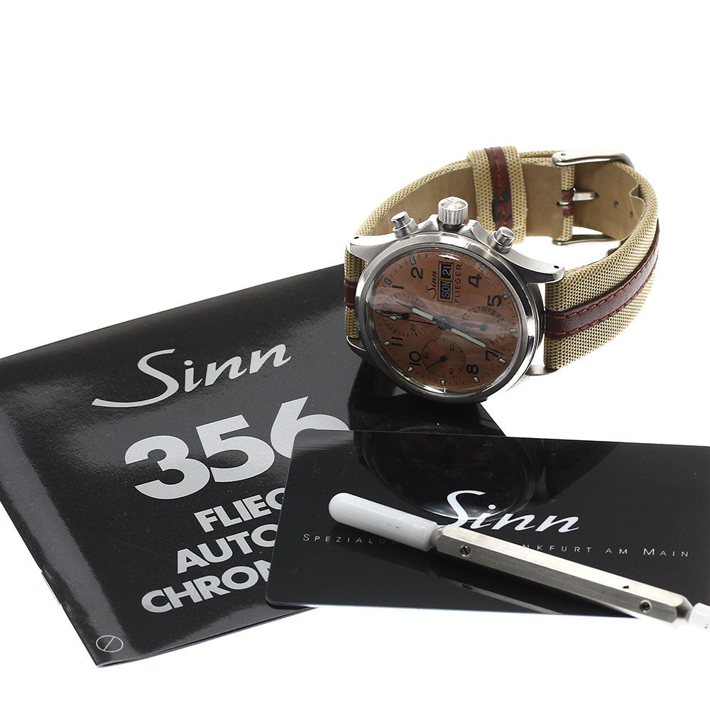 Sinn Flieger II 356 Day-Date Chronograph Automatic Men's Watch_896531