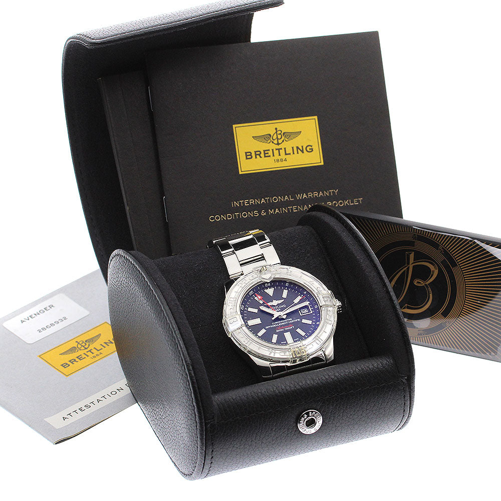 BREITLING Avenger II GMT A32390 Date black Dial Automatic Men's Watch_896534