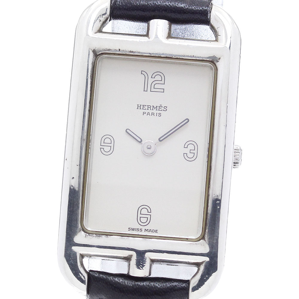HERMES Nantucket SV925 Silver Dial Quartz Ladies Watch_896536