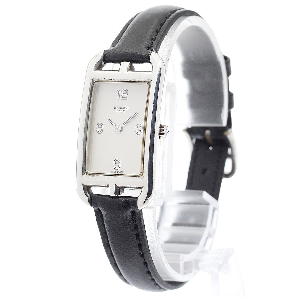 HERMES Nantucket SV925 Silver Dial Quartz Ladies Watch_896536