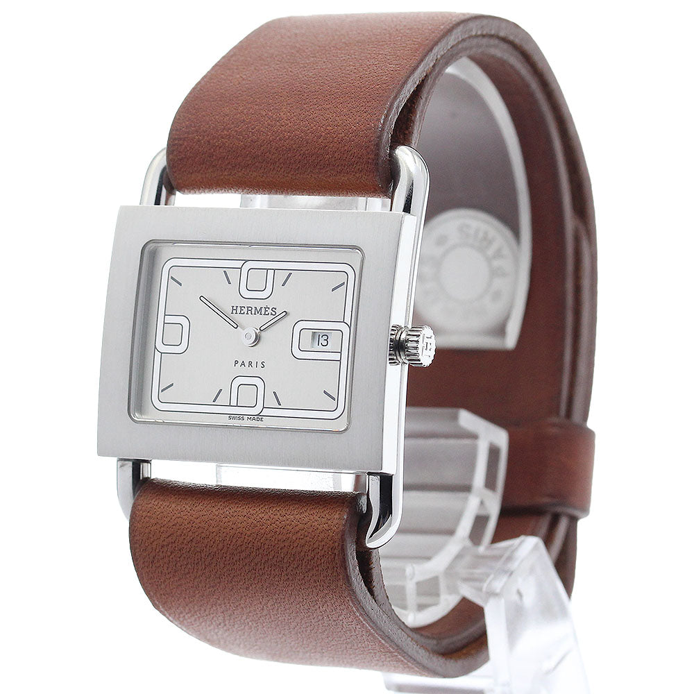 HERMES Valenia BA1.510 Date Silver Dial Quartz Ladies Watch_896539