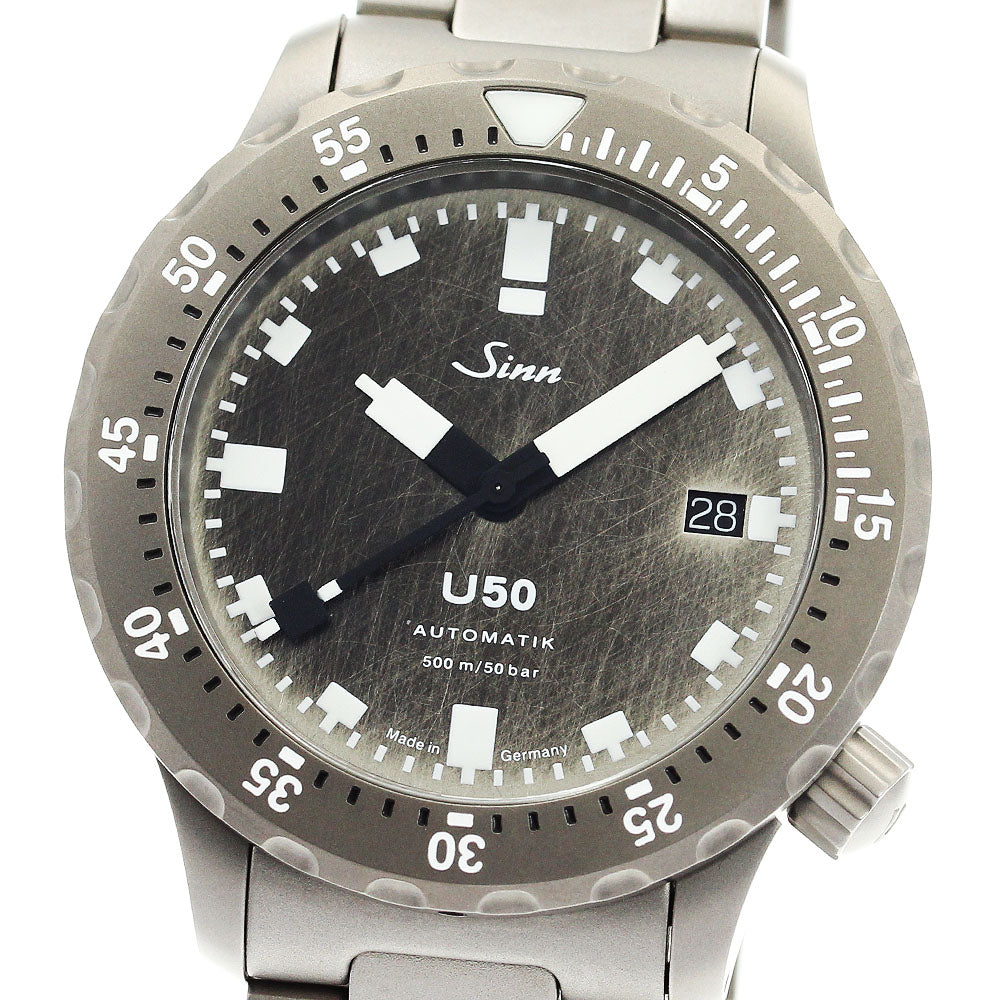 Sinn U50 Date Limited to 1000 pieces gray Dial Automatic Men's Watch_896542