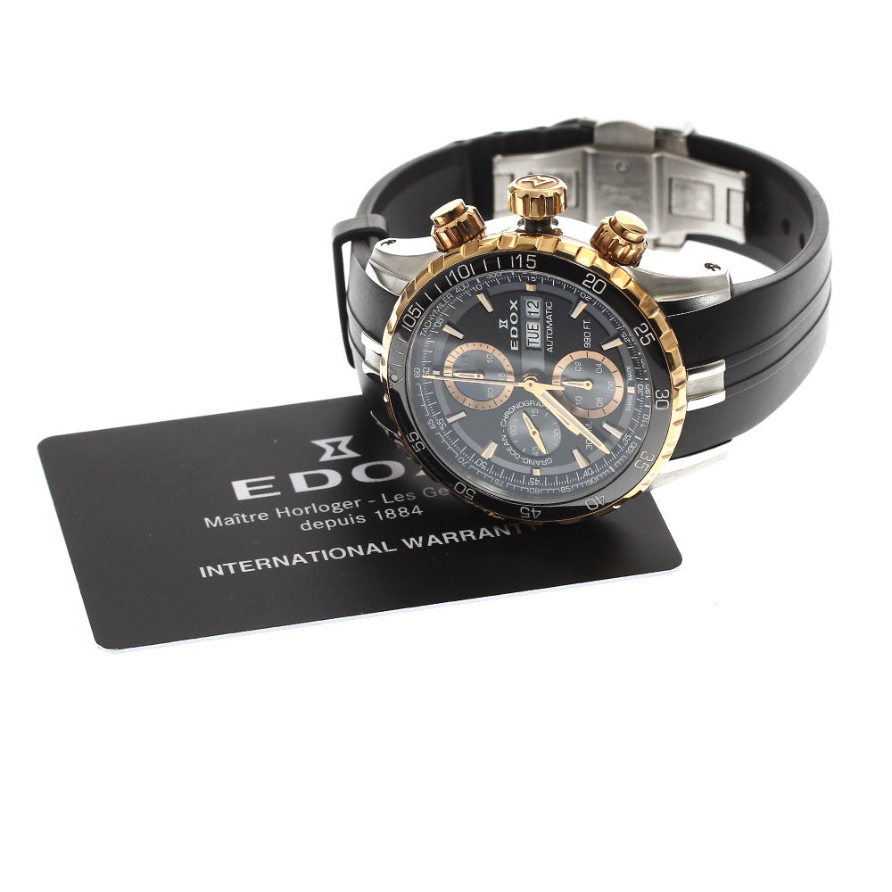 EDOX Grand Ocean 01123-357RCA-NBUR Chronograph day date Automatic Men's_896547