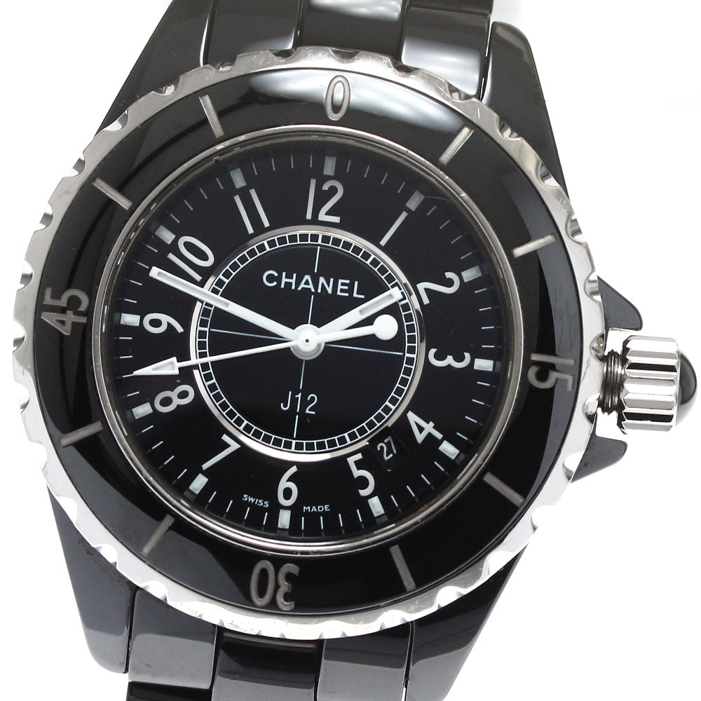 CHANEL J12 H0682 Black Ceramic 33MM black Dial Quartz Ladies Watch_896557
