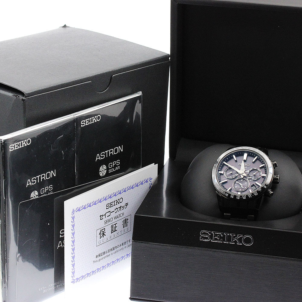 SEIKO Astron SBXC037/5X53-0AB0 GPS Solar Powered Radio Men's Watch_896609
