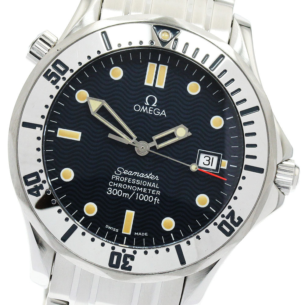 OMEGA Seamaster300 2532.80 Date Navy Dial Automatic Men's Watch_896626