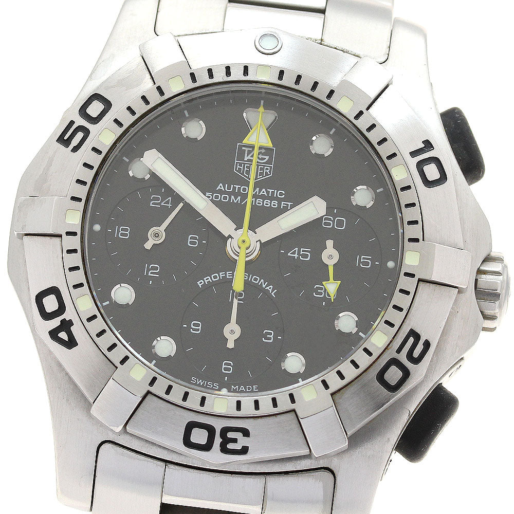 TAG HEUER 2000 Aquagraph CN211A Chronograph black Dial Automatic Men's_896652