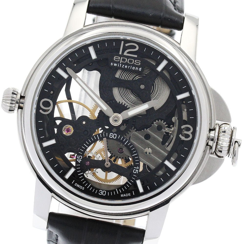 EPOS 3429SKBKBK_LTD2015 skeleton Dial Hand Winding Men's Watch_896653