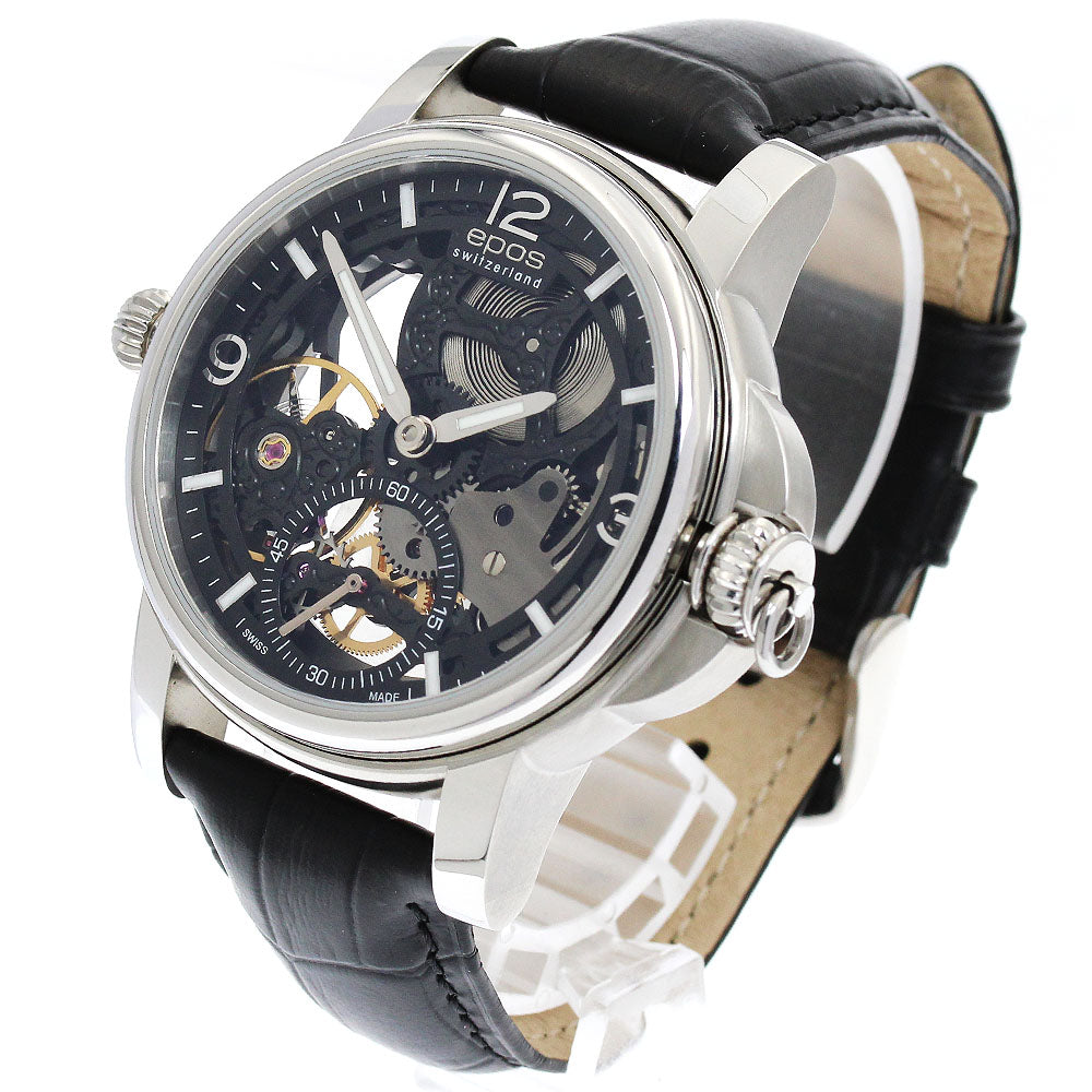 EPOS 3429SKBKBK_LTD2015 skeleton Dial Hand Winding Men's Watch_896653