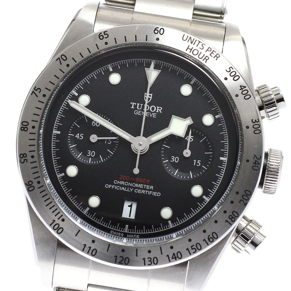 TUDOR Heritage Black Bay 79350 Chronograph Date black Dial Automatic Men's Watch_896683