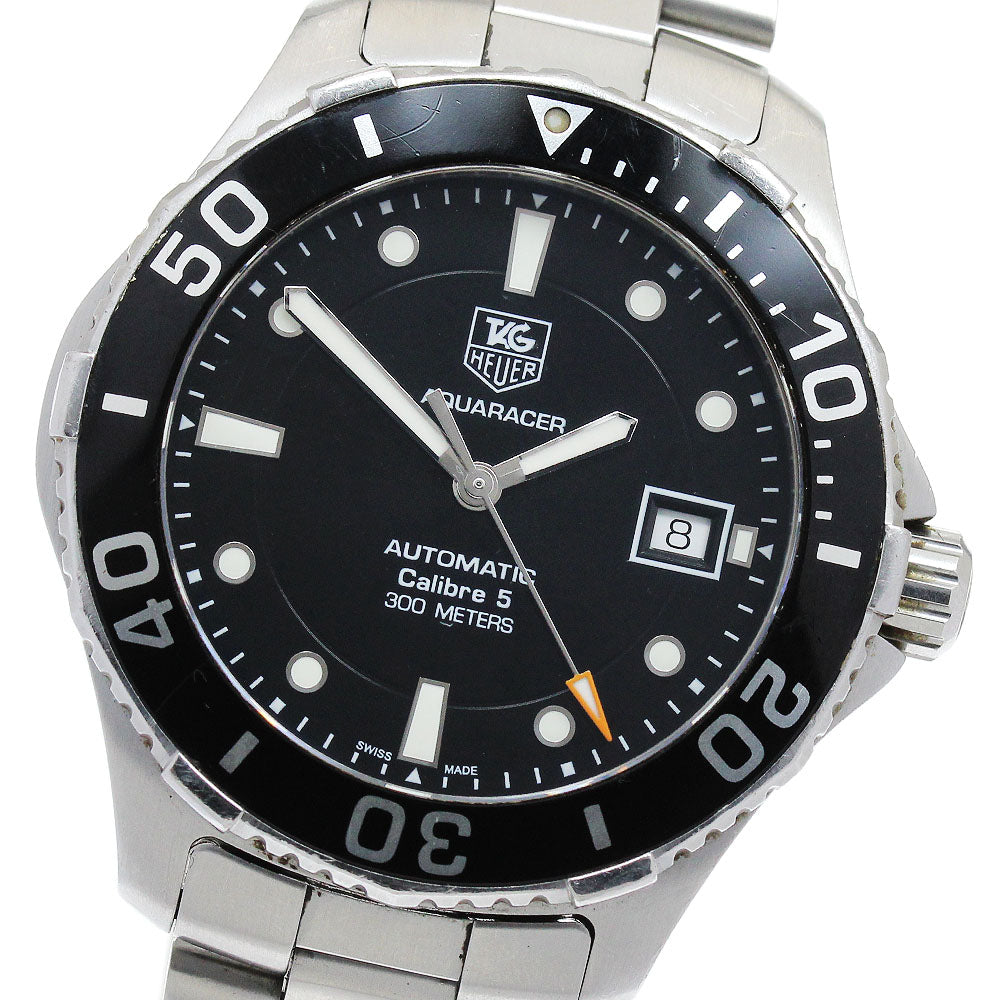 TAG HEUER Aqua Racer Caliber 5 WAN2110 Date black Dial Automatic Men's_896694