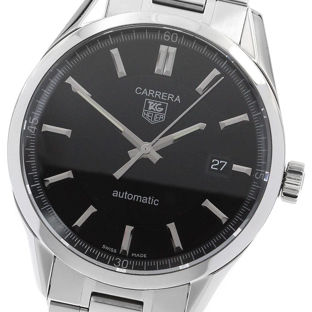 TAG HEUER Carrera WV211B.BA0787 Date Black Dial Automatic Men's Watch_896713
