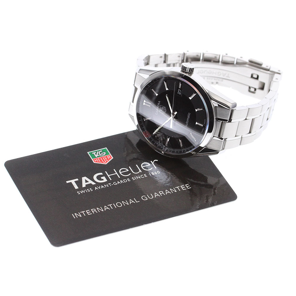 TAG HEUER Carrera WV211B.BA0787 Date Black Dial Automatic Men's Watch_896713