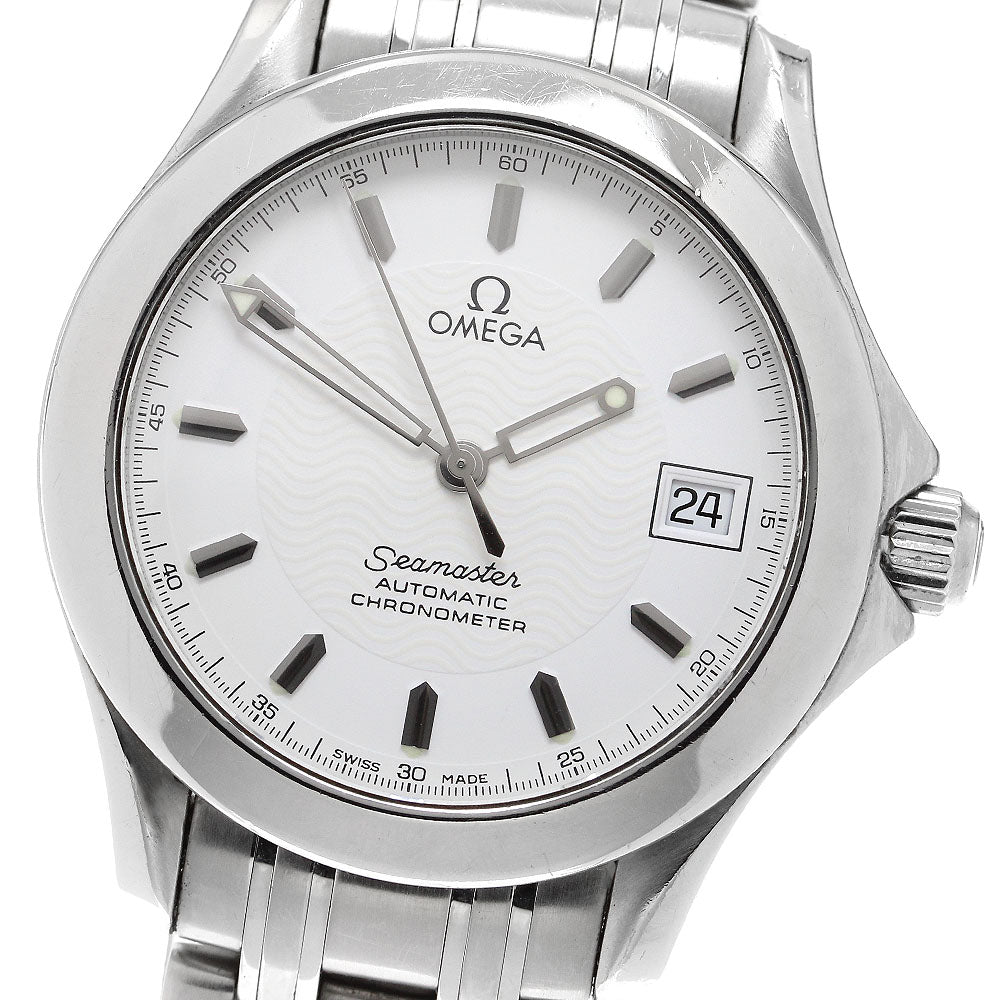 OMEGA Seamaster120 2501.21 Date white Dial Automatic Men's Watch_896749