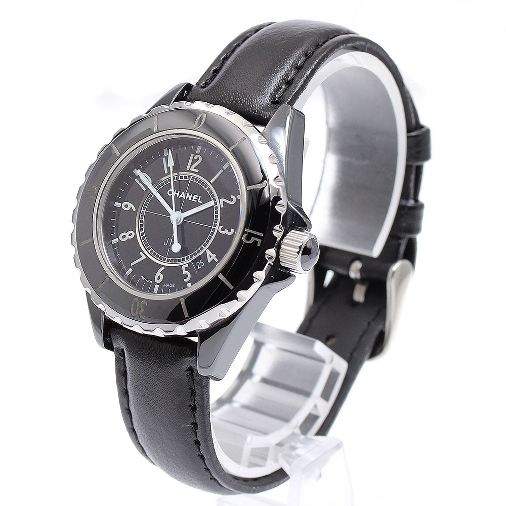 CHANEL J12 H0682 Black Ceramic 33MM black Dial Quartz Ladies Watch_896756