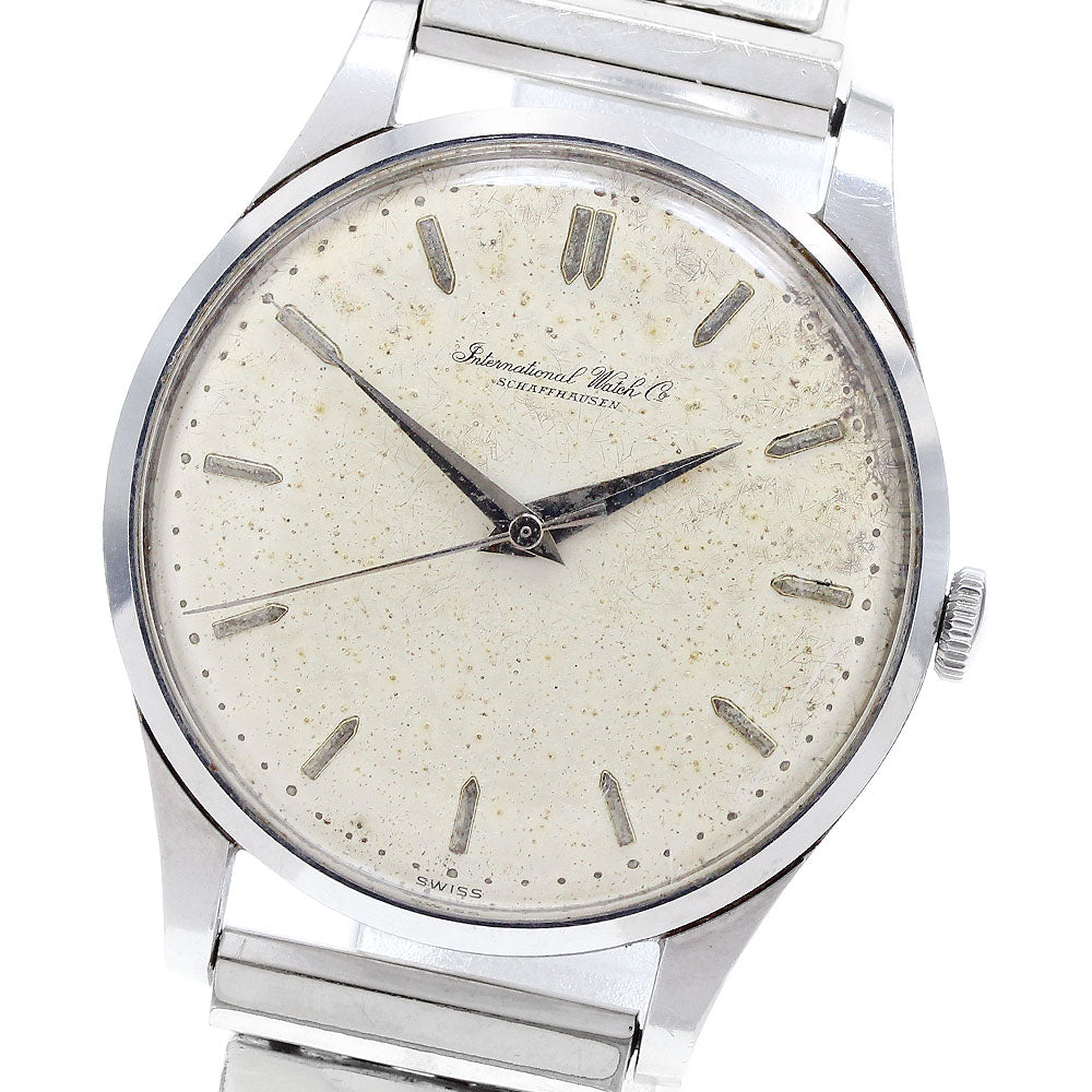 IWC SCHAFFHAUSEN Cal.89 Vintage Silver Dial Hand Winding Men's Watch_896758