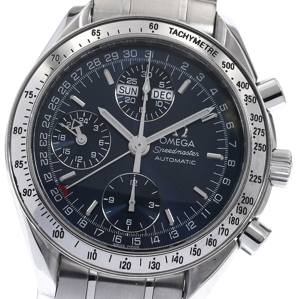 OMEGA Speedmaster 3523.80 Triple calendar Navy Dial Automatic Men's Watch_896791