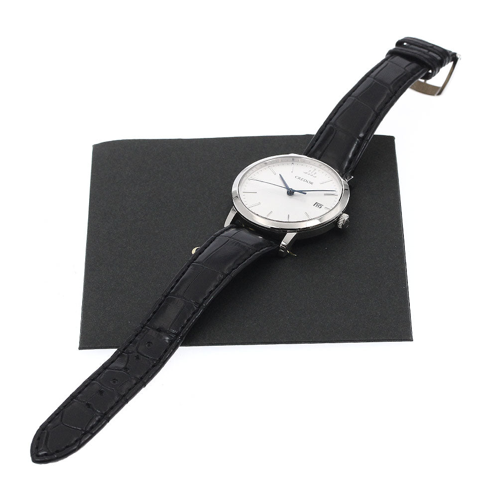 SEIKO CREDOR SIGNO GCBW995/4L75-00B0 Date Silver Dial Automatic Men's Watch_896800
