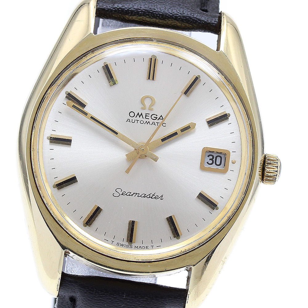 OMEGA Seamaster 166.067 Date Cal.565 Silver Dial Automatic Men's Watch_896814