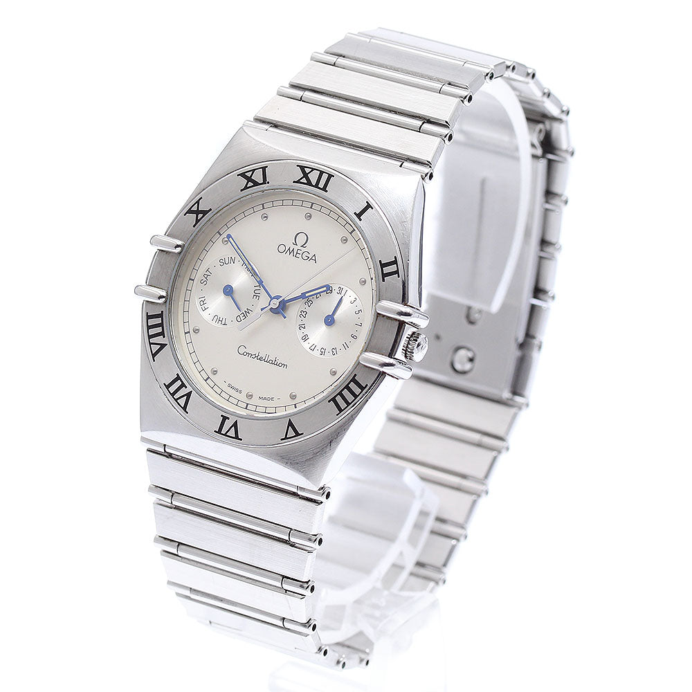 OMEGA Constellation Day date Silver Dial Quartz Men's Watch_896838
