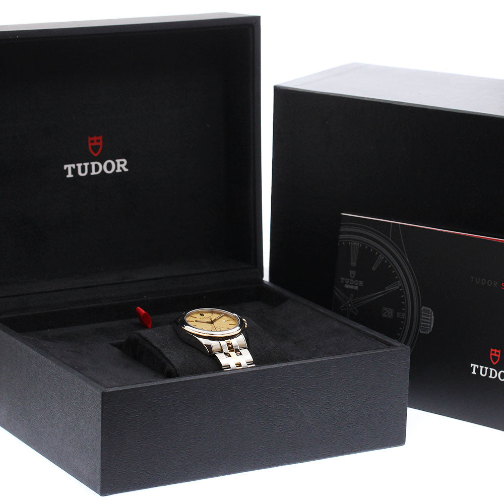 TUDOR Glamor date 53003 YG2 tone gold Dial Automatic Ladies Watch_896848