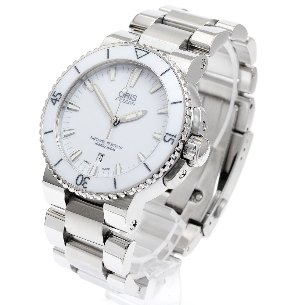 ORIS Aquis 7653 Date white Dial Automatic Men's Watch_896850