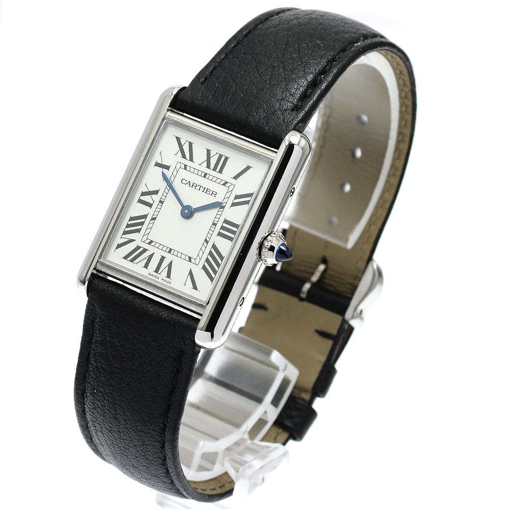 CARTIER tank mast LM WSTA0041 Silver Dial Quartz Men's Watch_896868