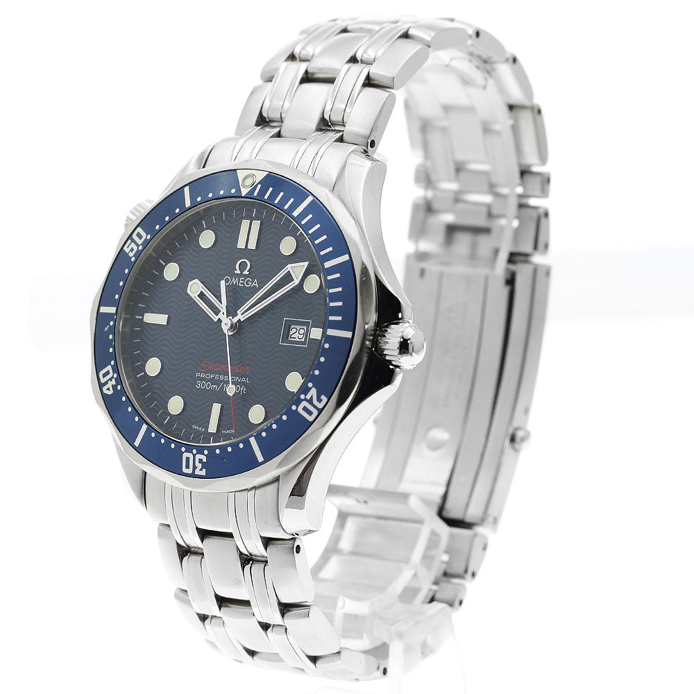 OMEGA Seamaster300 Professional 2221.80 Date Navy Dial Quartz Men's Watch_896871