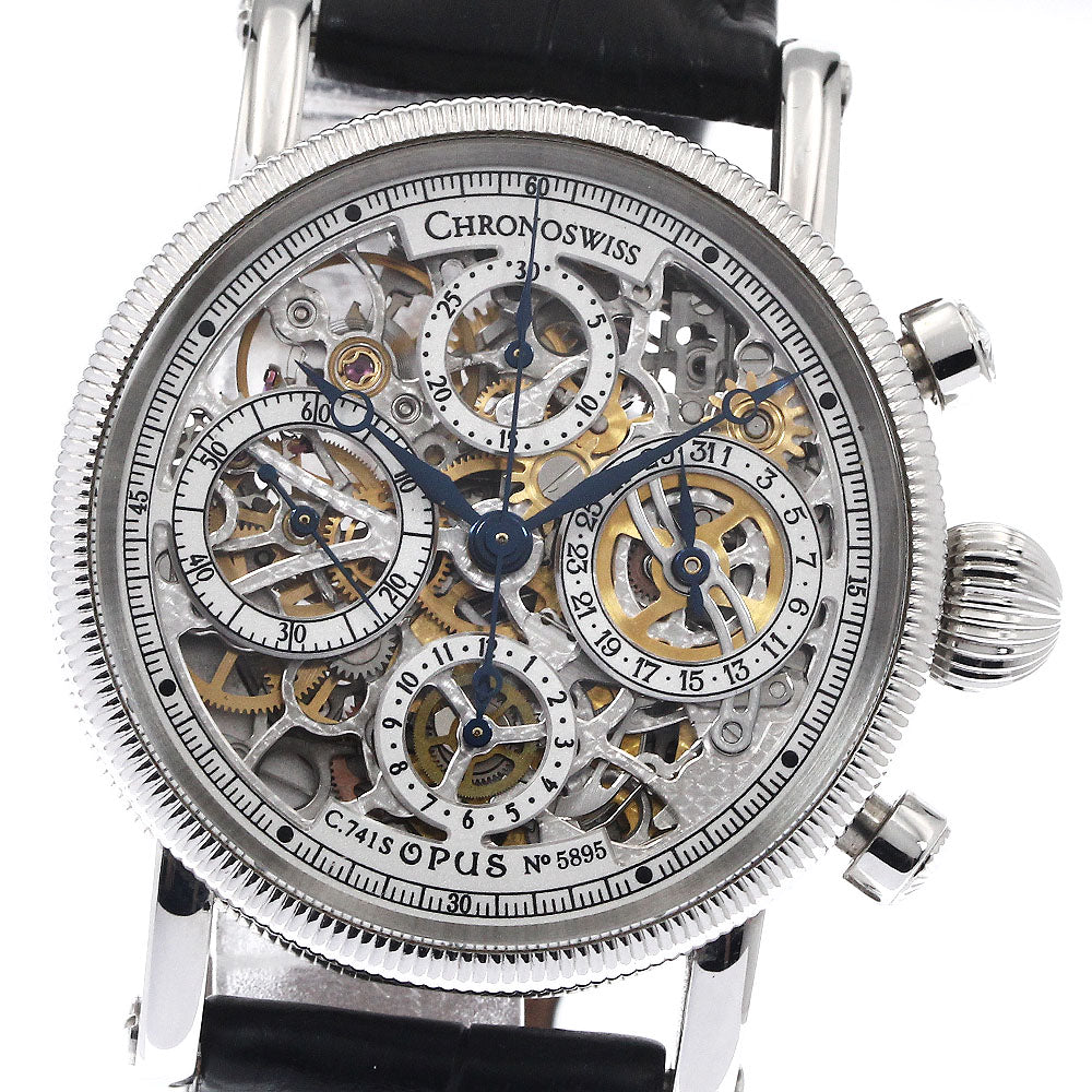 Chronoswiss Opus CH7523 Chronograph skeleton Dial Automatic Men's Watch_896873