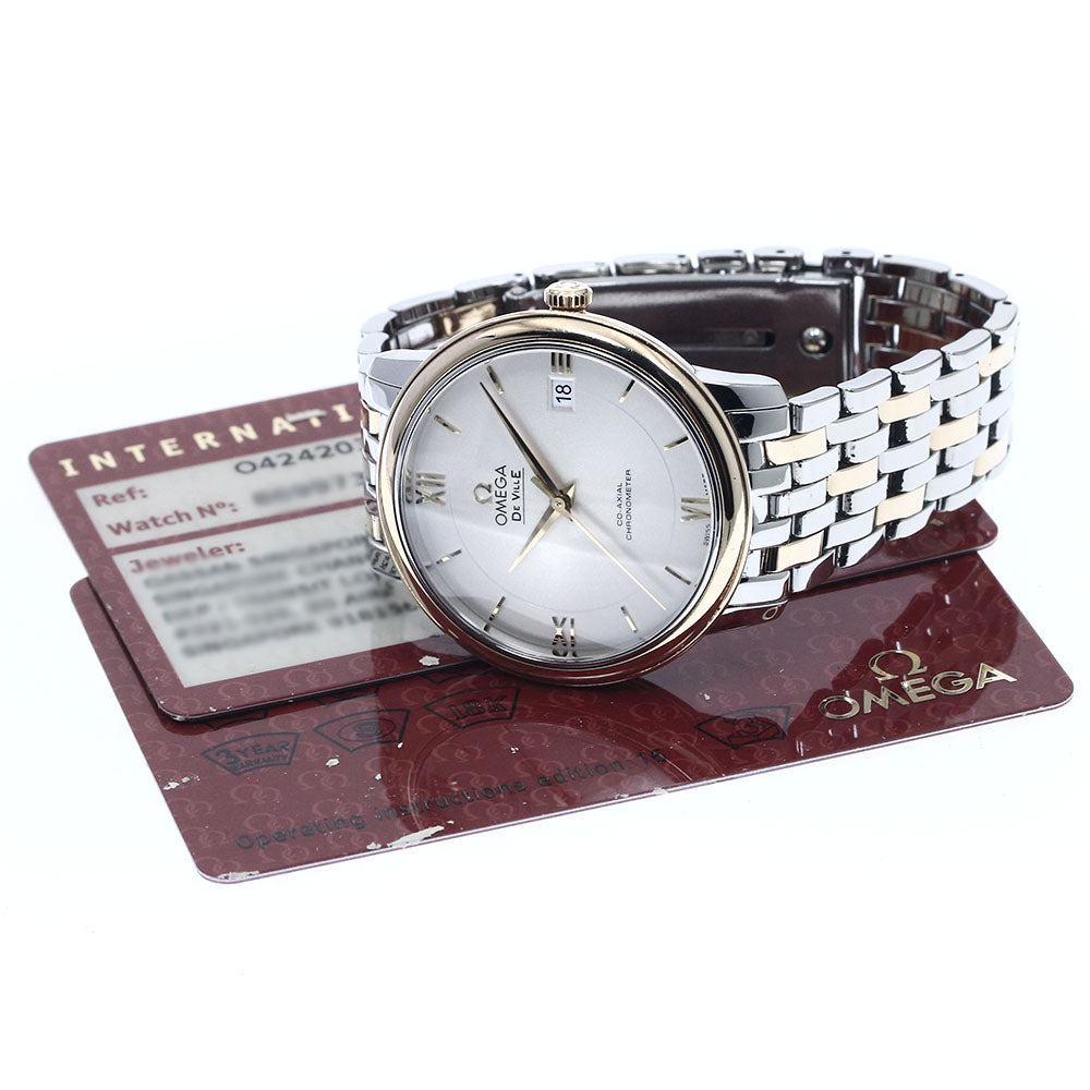 OMEGA De Ville Prestige 424.20.37.20.02.001 Silver Dial Automatic Men's_896882