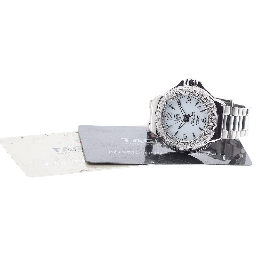 TAG HEUER Formula 1 WAC1215 date diamond bezel Quartz Ladies Watch_896891