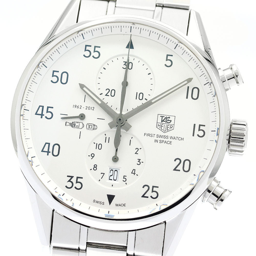TAG HEUER SpaceX CAR2015-0 chronograph Silver Dial Automatic Men's Watch_896900