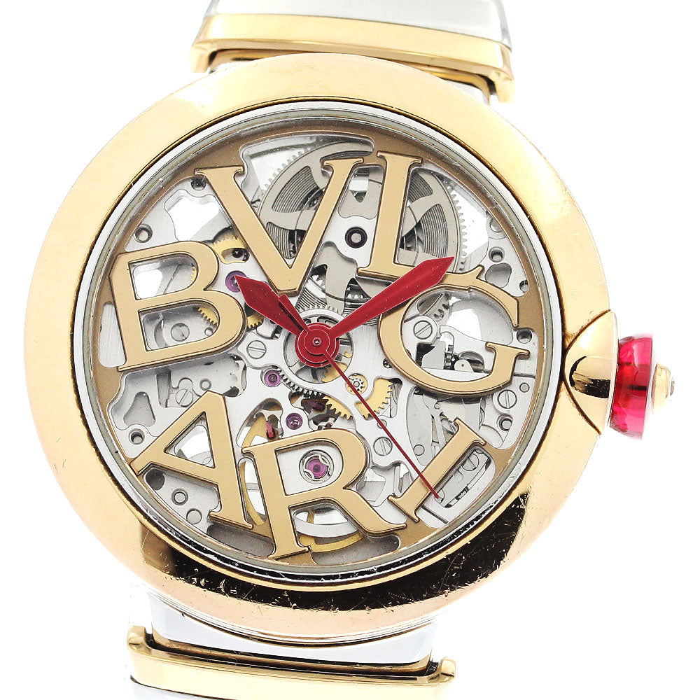 BVLGARI Le chair LUP33SG K18PGBezel skeleton Dial Automatic Ladies Watch_896913