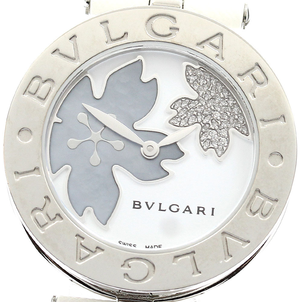 BVLGARI B.zero1 BZ30S diamond Blue Shell/White Dial Quartz Ladies Watch_896920