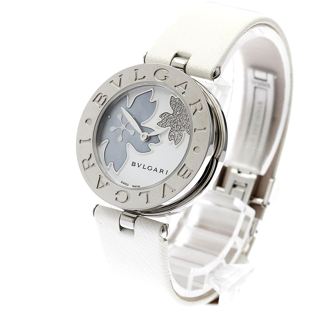 BVLGARI B.zero1 BZ30S diamond Blue Shell/White Dial Quartz Ladies Watch_896920