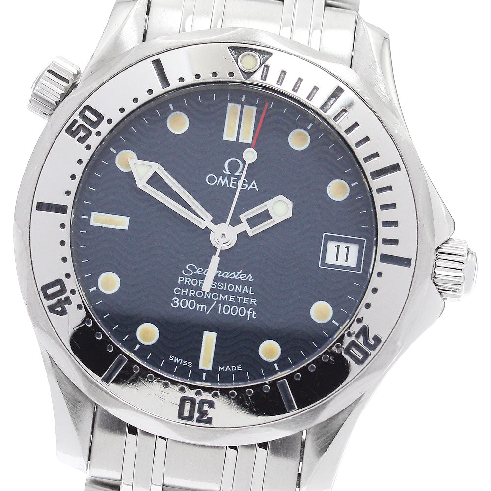 OMEGA Seamaster Diver 300M 2552.80 Date Navy Dial Automatic Boy's Watch_896923