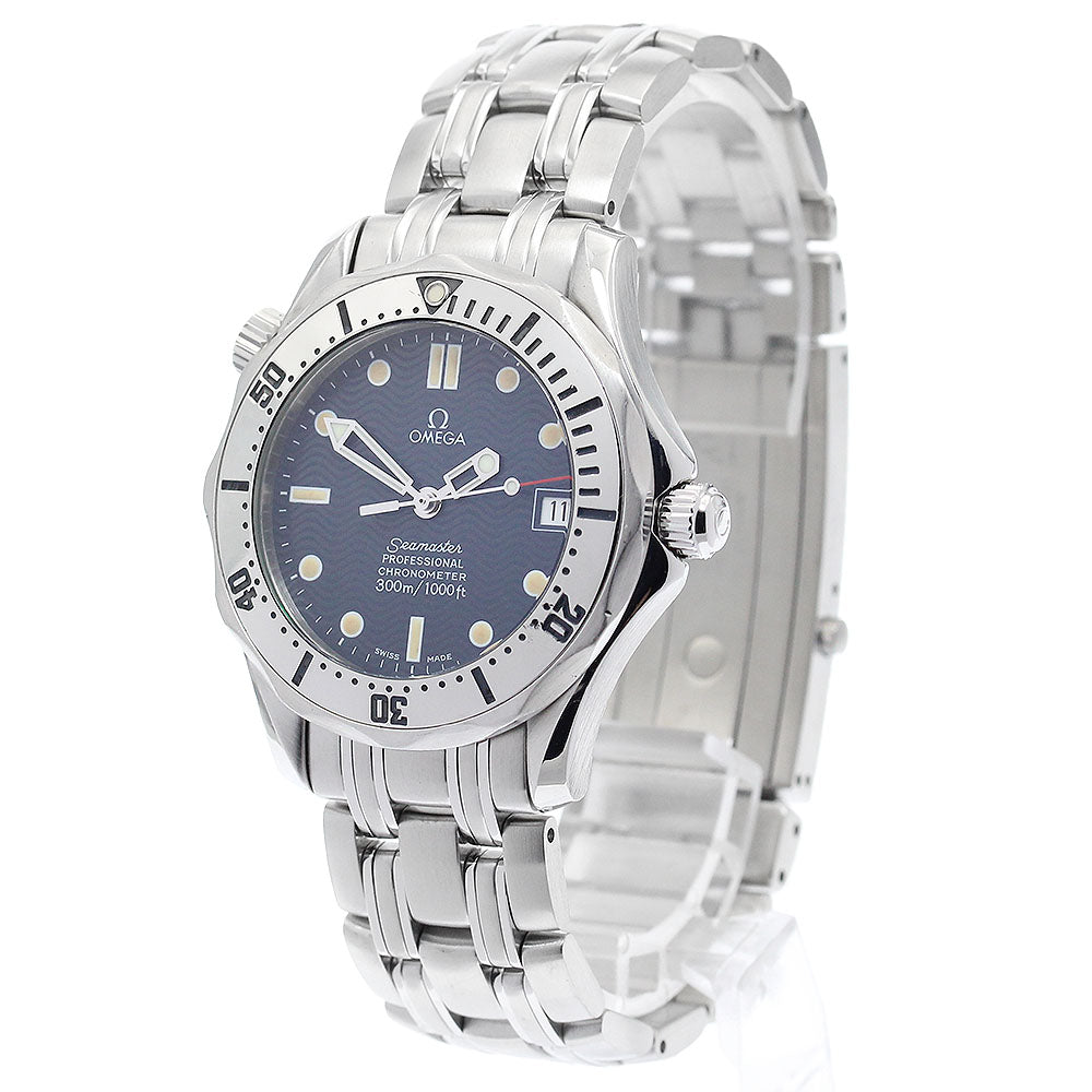 OMEGA Seamaster Diver 300M 2552.80 Date Navy Dial Automatic Boy's Watch_896923