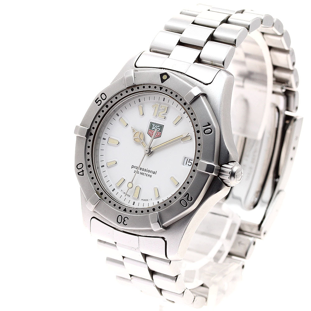 TAG HEUER Professional 200M WK1111-1 Date white Dial Quartz Men's Watch_896957