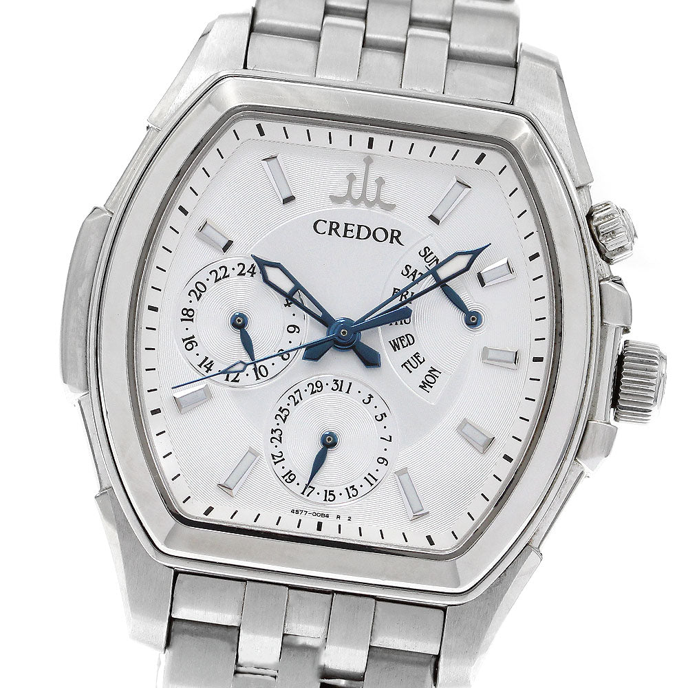 SEIKO CREDOR Pacificique 4S77-00B0/GCBG975 Retrograde Automatic Men's_896986