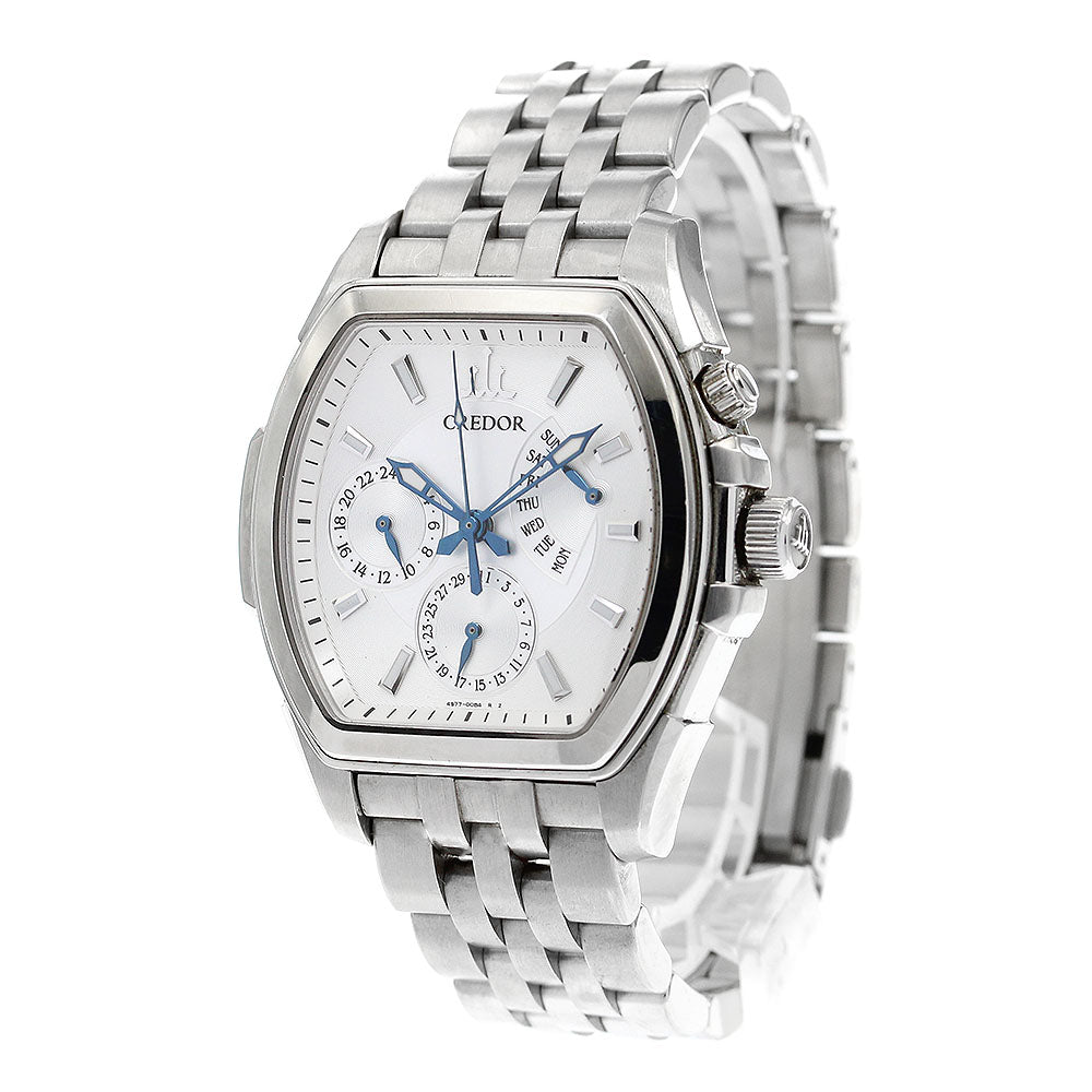 SEIKO CREDOR Pacificique 4S77-00B0/GCBG975 Retrograde Automatic Men's_896986