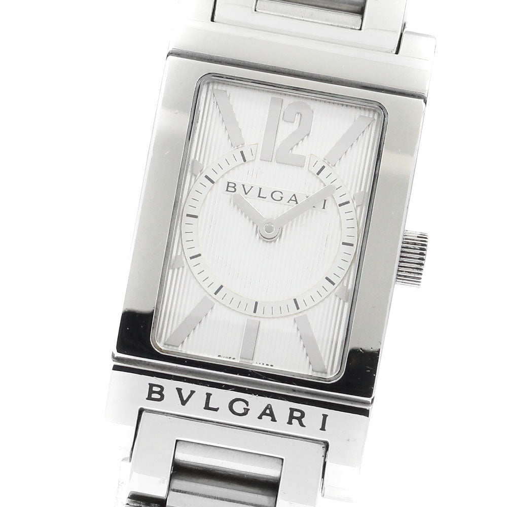 BVLGARI Rettangolo RT39S Silver Dial Quartz Ladies Watch_896989