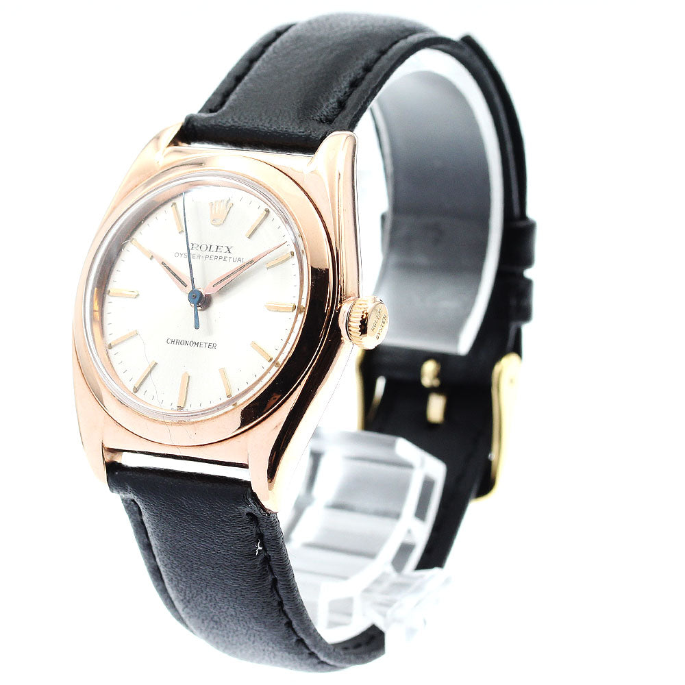 ROLEX Oyster perpetual 3696 Silver Dial Automatic Men's Watch_897017