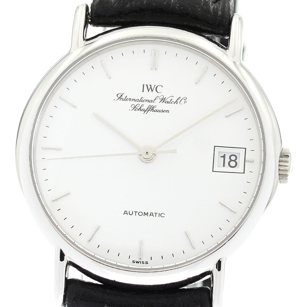 IWC SCHAFFHAUSEN Portofino IW351324 Date white Dial Automatic Men's Watch_897020