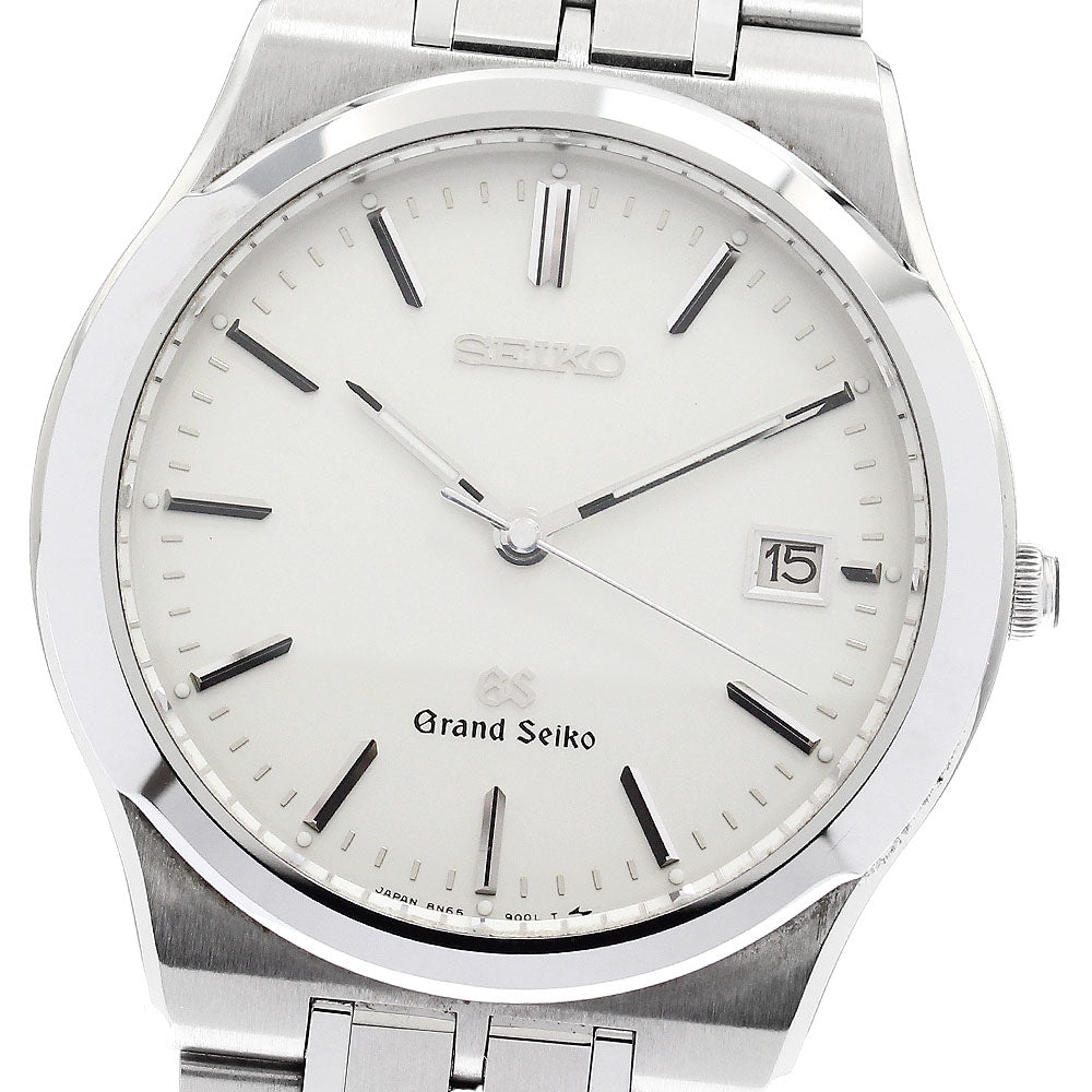 SEIKO Grand Seiko SBGG001/8N65-9000 Date Silver Dial Quartz Men's Watch_897042